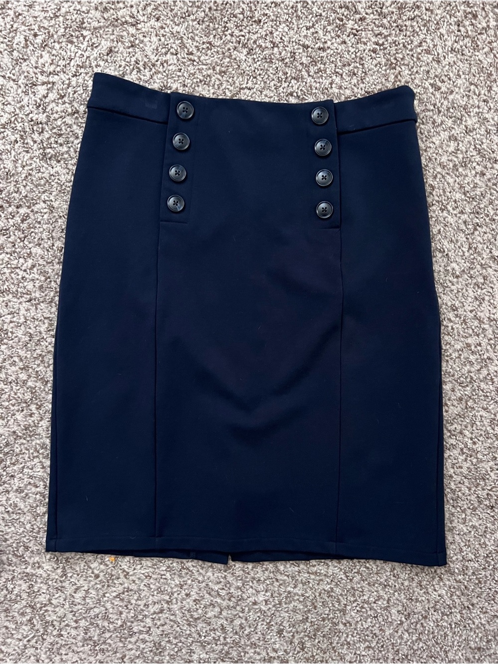 Ann Taylor Navy Blue Skirt